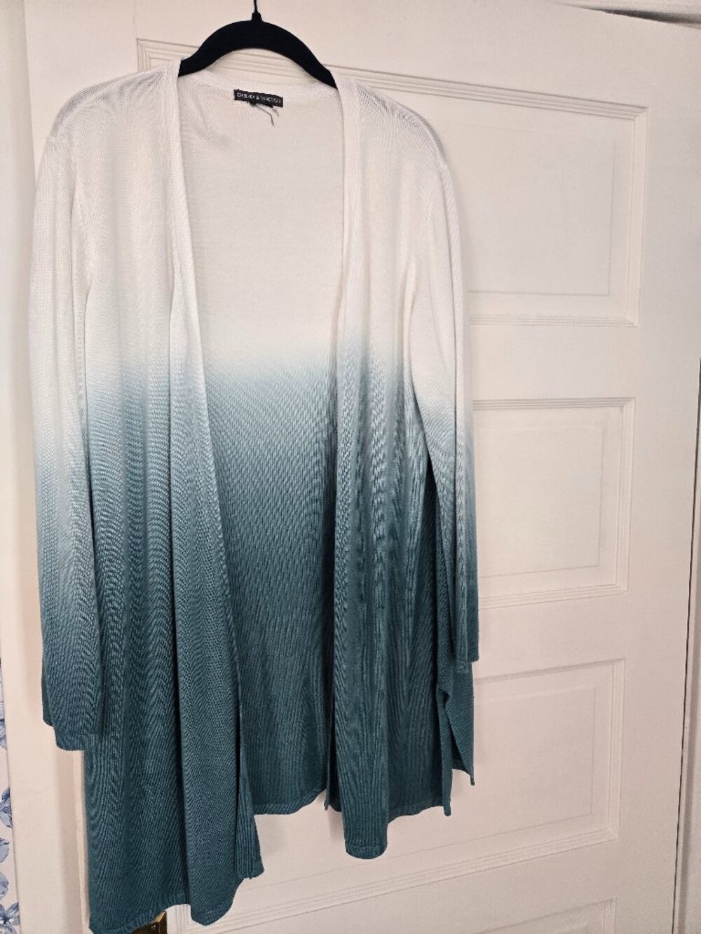 Ombre sweater cardigan